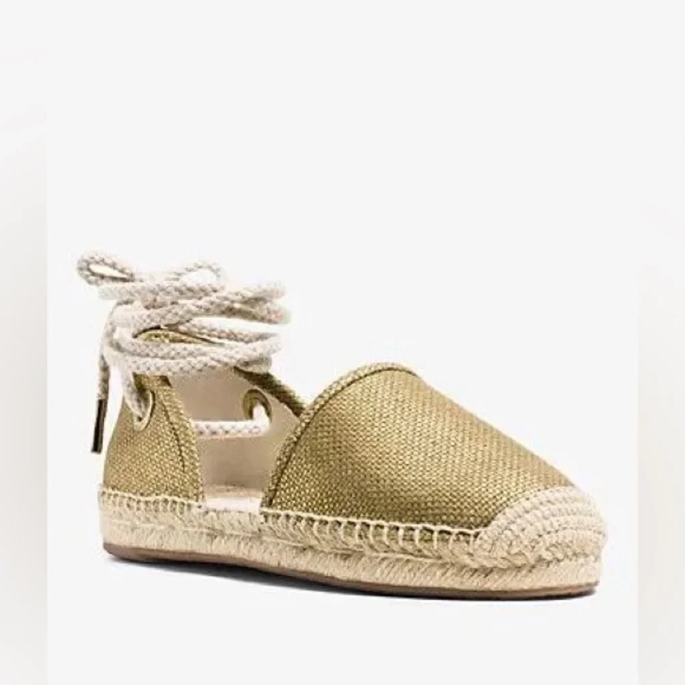 Michael Kors Margie Metallic Espadrilles